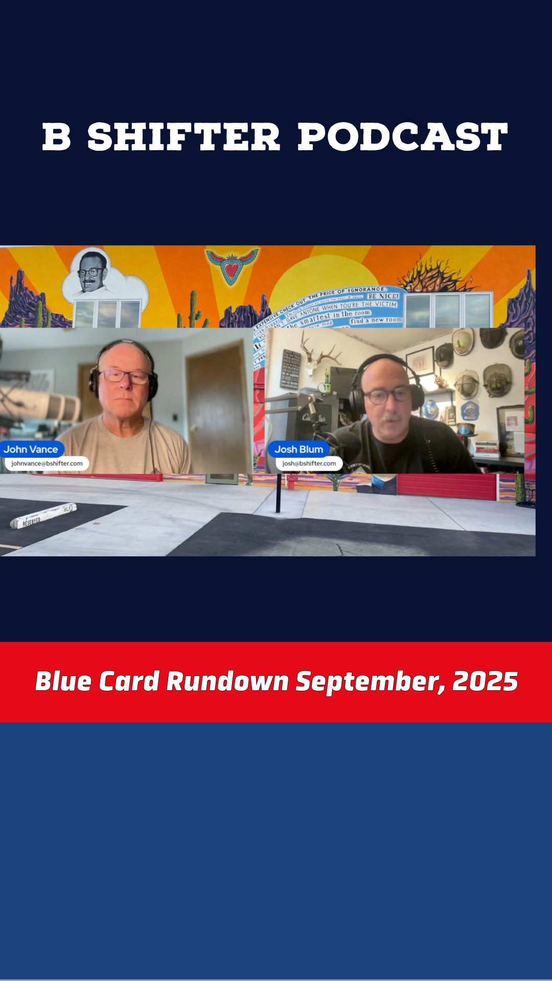 The Blue Card Rundown for September, 2025