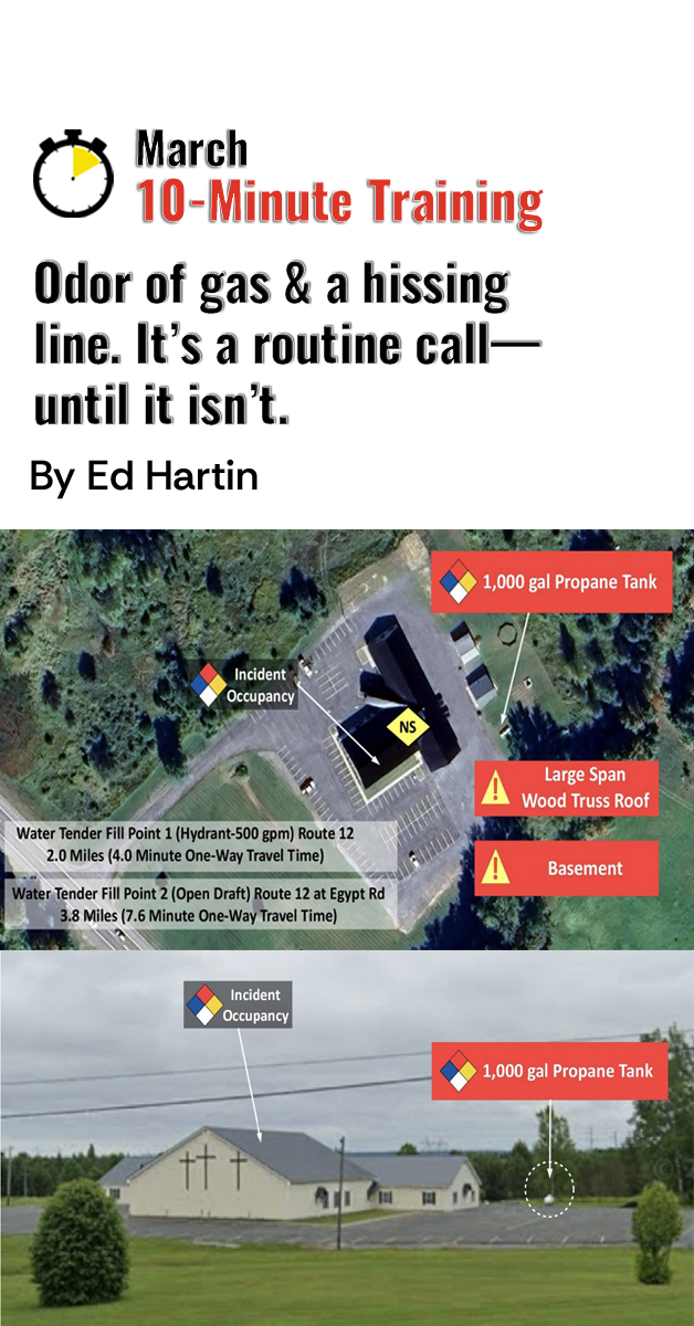 10 Minute-Training: Odor of Gas at a Rural Church—It Was a Routine Call, Until It Wasn’t