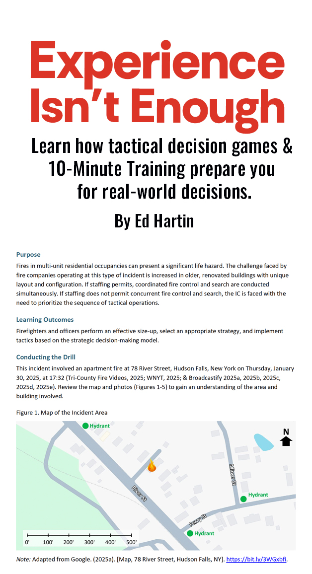 Experience Isn’t Enough: Learn how tactical decision games & 10-Minute Training prepare you for real-world decisions