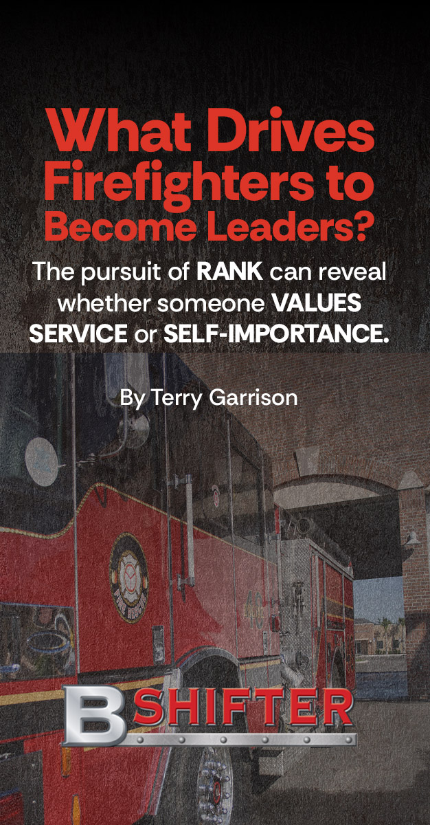 Reward or Responsibility: What Drives Firefighters to Become Leaders?