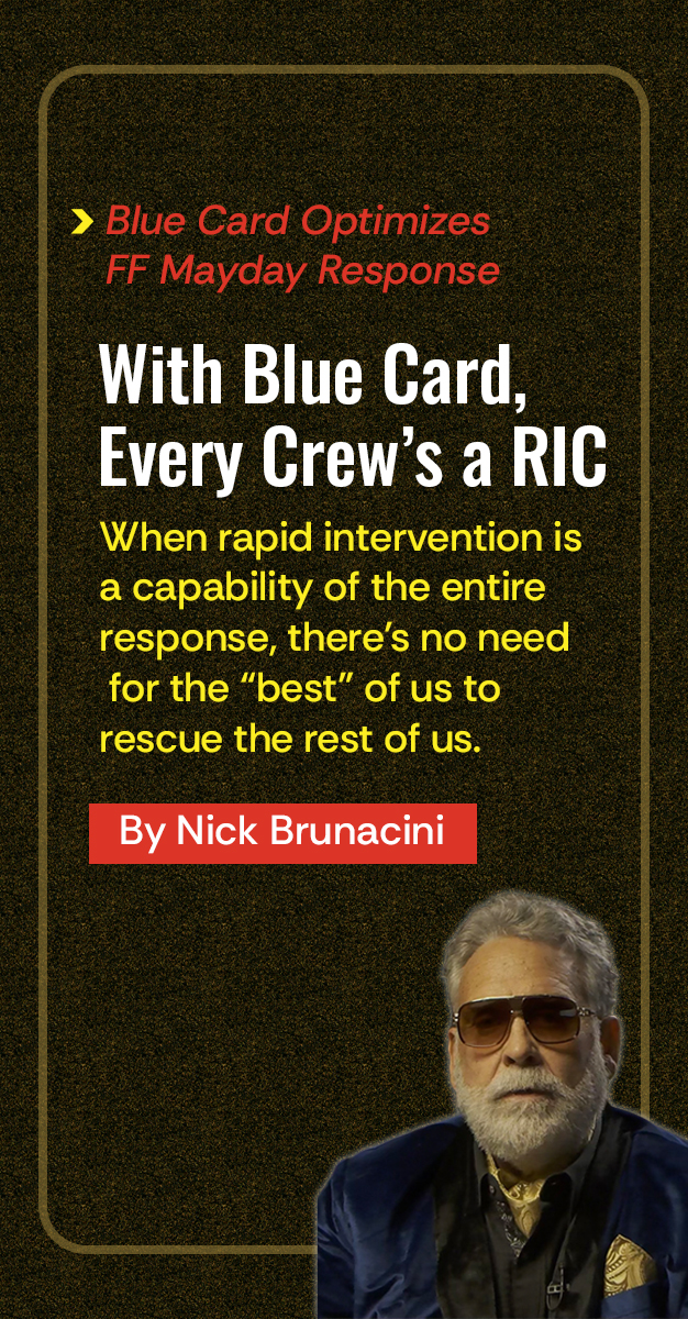 With Blue Card, Every Crew’s a RIC