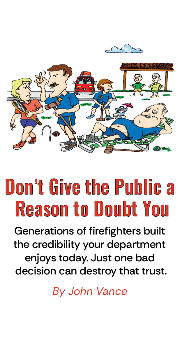 Don’t Give the Public a Reason to Doubt You